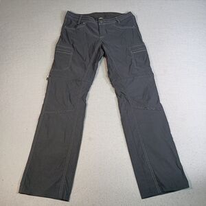 Kuhl Kliffside Womens 8 REG Black Convertible Cargo Hiking Zip Off Oitdoor Pants